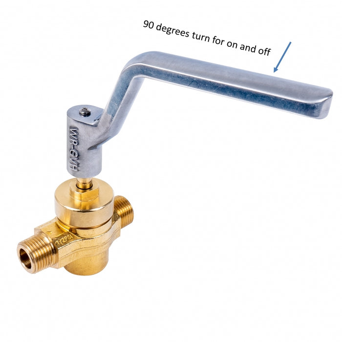 GSW Wok Range Gas Valve and Handle Combo