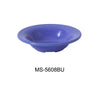 Yanco MS-5608BU Mile Stone Salad Bowl, Shape: Round, Color: Blue, Material: Melamine, Pack of 48