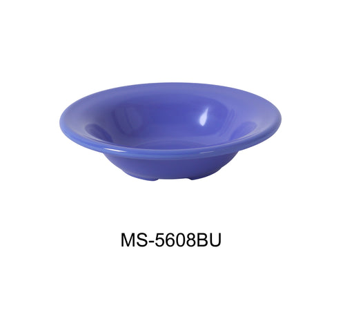 Yanco MS-5608BU Mile Stone Salad Bowl, Shape: Round, Color: Blue, Material: Melamine, Pack of 48