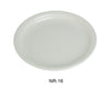 Yanco NR-16 Normandy Plate, Shape: Round, Color: White, Material: China, Pack of 12