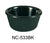 Yanco NC-533BK Fluted Ramekin, Melamine, Pack of 72 (6 Dz)