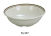 Yanco SS-507 Sesame Rim Soup Bowl, Melamine, Pack of 48 (4Dz)