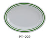 Yanco PT-222 Pine Tree Oval Platter, Melamine, Pack of 12 (1 Dz)