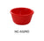 Yanco NC-532RD Accessories 5 OZ FLUTED RAMEKIN, Melamine, Pack of 72 (6 Dz)