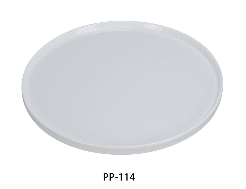 Yanco PP-114 Pizza Plate Coupe, Shape: Round, Color: White, Material: China, Pack of 12