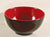 Yanco CR-3004 Black and Red Two-Tone Nanjing Bowl, Shape: Round, Color: Black and Red, Material: Melamine, Pack of 48